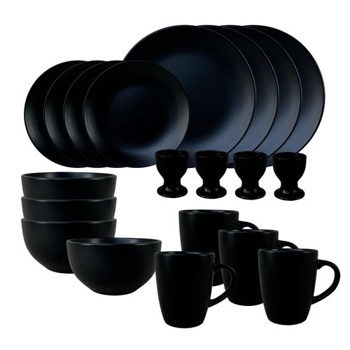 4255701932679 - Geschirrset 20-teilig Schwarz Antonia 4255701932679 - Geschirrset 20-teilig Schwarz Antonia