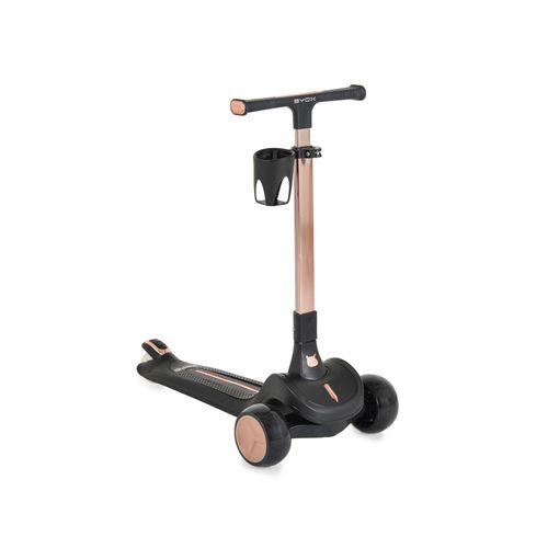 3800146229535 - Byox Kinderroller Aero klappbar Getränkehalter Hinterradbremse höhenverstellbar schwarz 3800146229535 - Byox Kinderroller Aero klappbar Getränkehalter Hinterradbremse höhenverstellbar schwarz