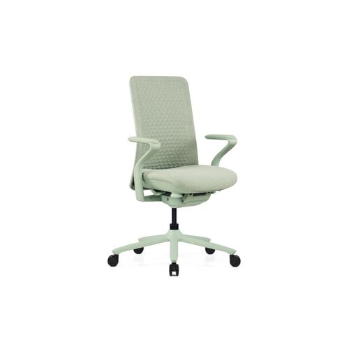 4064323108450 - High End Bürostuhl VERVIO Stoff   Netzstoff mit Armlehnen