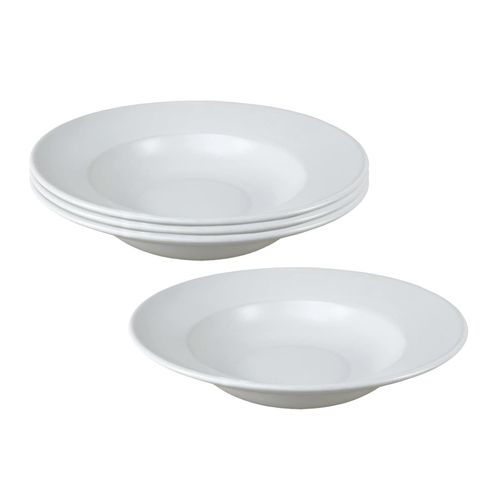 4255701934192 - Pastateller 4 Stück Matt Weiß