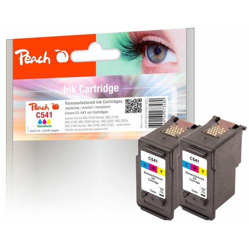 7640162273480 - C541 C 2 Druckköpfe 2*col ersetzt Canon CL-541C 5227B004 für zB Canon Pixma TS 5150 Canon Pixma MG 3650 Canon Pixma MG 3600 (wiederaufbereitet)