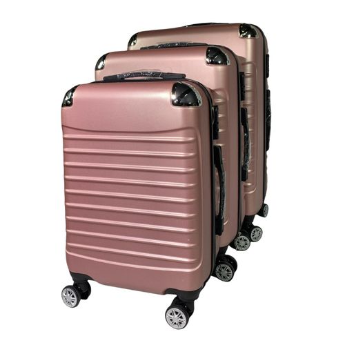 4255701931801 - 3-teiliges Hartschalen-Kofferset Wave stilvoll robust und praktisch 4255701931801 - 3-teiliges Hartschalen-Kofferset Wave stilvoll robust und praktisch