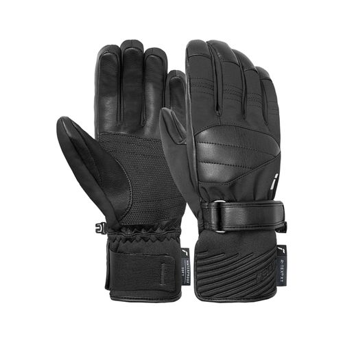 4060485611395 - Skihandschuhe REUSCH Modus R-TEX XT Damen Gr 105 schwarz silberfarben 60% Polyester 20% Polyurethan 10% Polyamid 7% Ziegenleder 3% Elasthan unifarben Handschuhe mit wasserdichter atmungsaktiver Funktion