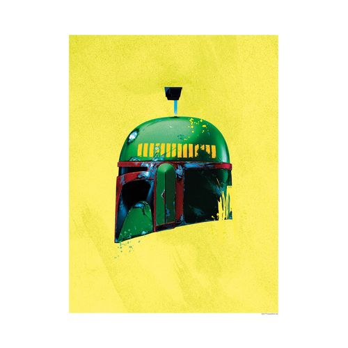 4055065162541 - Bild KOMAR Star Wars Classic Helmets Boba Fett bunt (farbe bild(er) bunt) B40cm H50cm Papier Holz Bilder Wandbild zur Dekoration im Kinderzimmer - ohne Rahmen