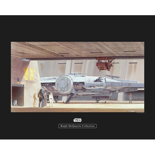 4055065164378 - Bild KOMAR Star Wars Classic RMQ Mos Eisley Hangar bunt (farbe bild(er) bunt) B50cm H40cm Papier Holz Bilder Wandbild zur Dekoration im Kinderzimmer - ohne Rahmen