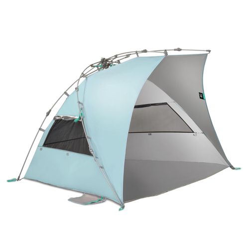 5201866003869 - TERRA NATION Strandmuschel Reka Kohu rPET Automatik Sekunden Zelt UPF50 Recycelt