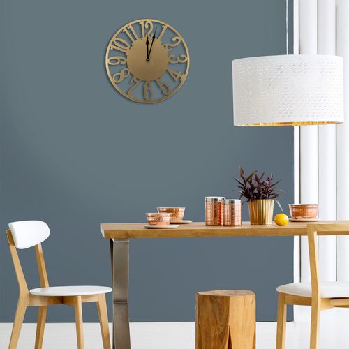 5011583669459 - Wanduhr ART FOR THE HOME Zahlen gold H40cm Wanduhren