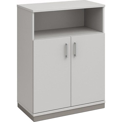 4260267322918 - THEA - Kombischrank 2 Fachböden 2 Türen lichtgrau kaiserkraft 4260267322918 - THEA - Kombischrank 2 Fachböden 2 Türen lichtgrau kaiserkraft