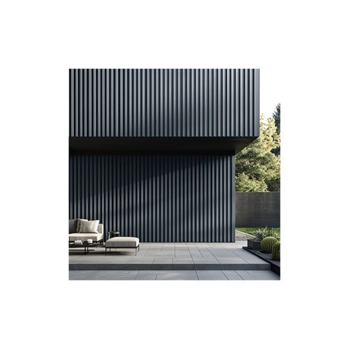 4058166292476 - WPC Fassadenverkleidung DUVAR - Hellgrau 2m²