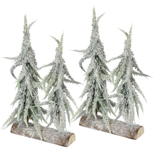 4019844804299 - Dekobaum IGEA Weihnachtsdeko Weihnachtsbaum Dekofiguren Gr B H T 19 cm x 34 cm x 6 cm grün (grün weiß) Dekoweihnachtsbäume Tannenbaum auf Rinde 34 cm 4019844804299 - Dekobaum IGEA Weihnachtsdeko Weihnachtsbaum Dekofiguren Gr B H T 19 cm x 34 cm x 6 cm grün (grün weiß) Dekoweihnachtsbäume Tannenbaum auf Rinde 34 cm