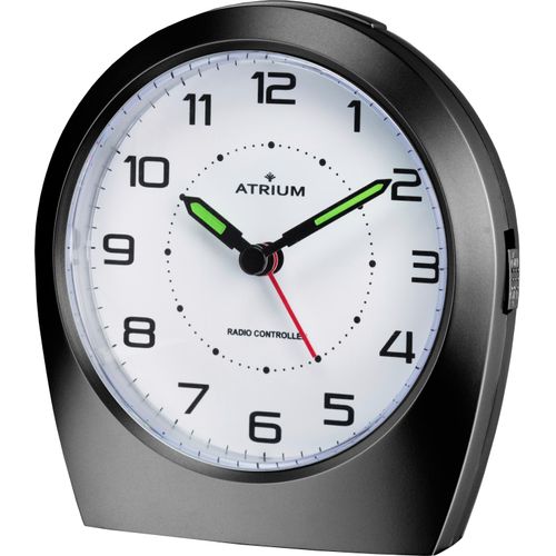 4037921006749 - Funkwecker ATRIUM A620-7 schwarz Wecker Quarzwecker Schlafzimmer Snooze Geschenkidee