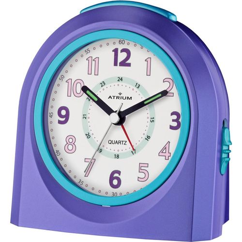 4037921003748 - Kinderwecker ATRIUM A921-8 lila Wecker Kinder Kinderwecker Lernwecker Geschenkidee Schulanfang Kinderzimmer