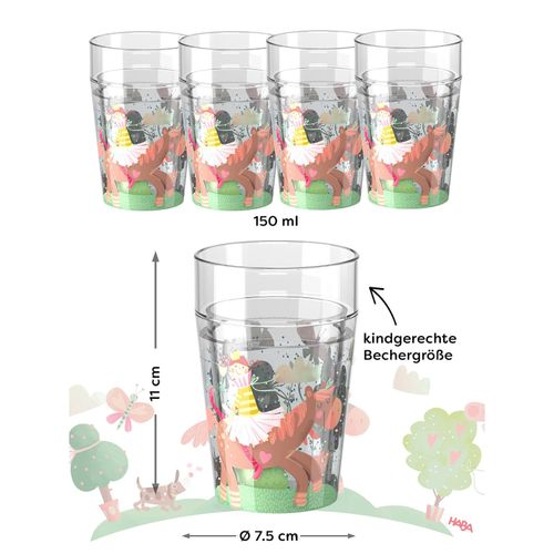 4010168288581 - Unisex Becher Glitzerbecher 4er Pack