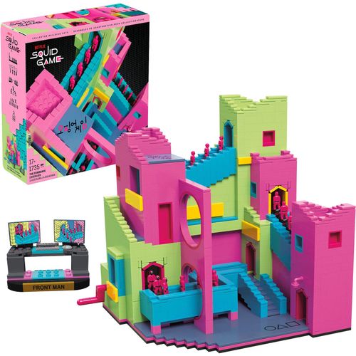0194735250158 - MegaBloks Konstruktionsspielzeug MEGA Showcase Squid Game Set