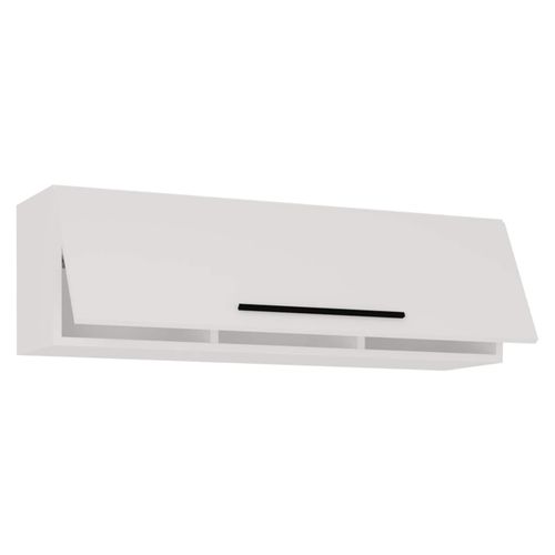 4051814422355 - Wandregal Holzregal hängend platzsparendes Regal Maße H 30 x B 95 x T 30 cm Elegantes Regal hängend Aufbewahrungsregal Bücherregal Wandboard - Arila L Gr 95 weiß B95cm H30cm T30cm Holzwerkstoff Holz Spanplatte Regale