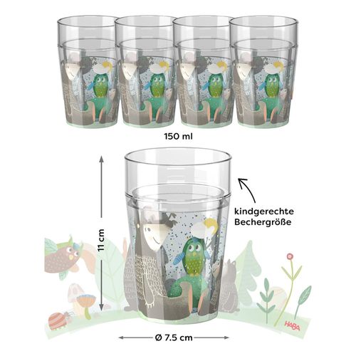 4010168288635 - Unisex Becher Glitzerbecher 4er Pack