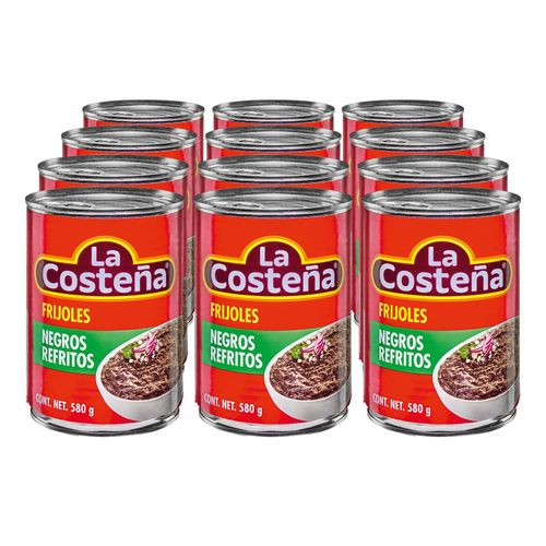 4260099739267 - La Costena Bohnenmus schwarz 580 g 12er Pack