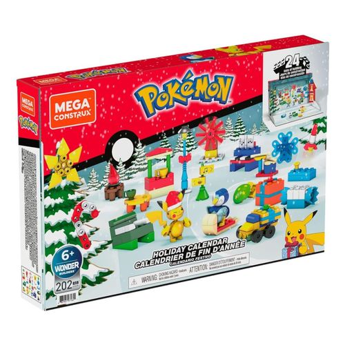 0887961971651 - MegaBloks Konstruktionsspielzeug Construx Pokémon Adventskalender-Bauset