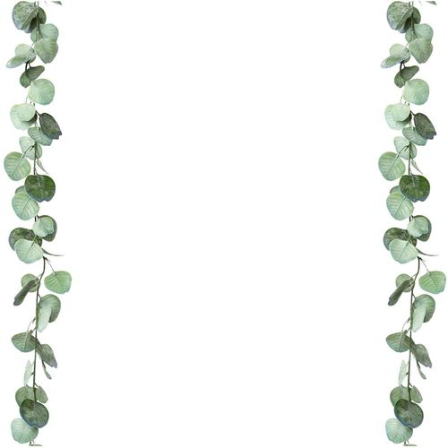 4064118964940 - Kunstgirlande CREATIV GREEN Eukalypthusgirlande grün L180cm Obermaterial 100% Polyethylen Kunstpflanzen