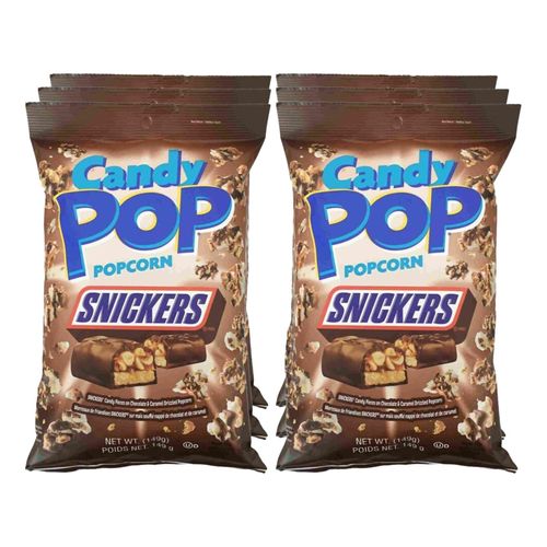 4262464680242 - Candy Pop Popcorn Snickers 149 g 6er Pack 4262464680242 - Candy Pop Popcorn Snickers 149 g 6er Pack