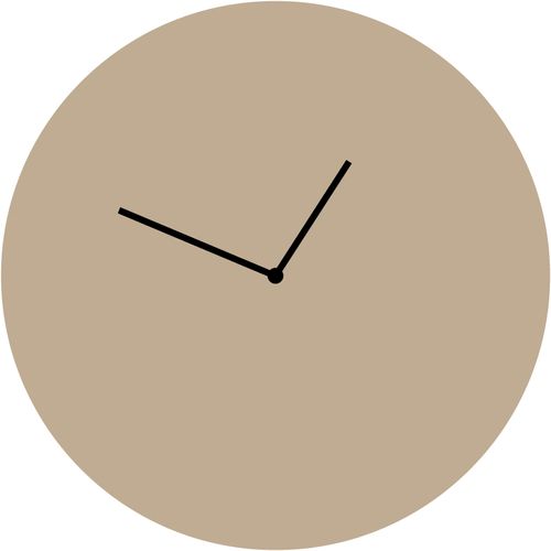 4049009857204 - Wanduhr Sanja beige T15cm LEGER HOME BY LENA GERCKE Wanduhren Acrylglas rund geräuschlos minimalistisch