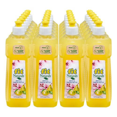 4013162037698 - Fit Spülmittel naturals Birne-Sakurablüte 500 ml 24er Pack
