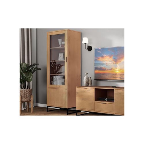 4010340237321 - Vitrinenschrank Vivo - 2 Türen - Kiefer Massivholz 4010340237321 - Vitrinenschrank Vivo - 2 Türen - Kiefer Massivholz