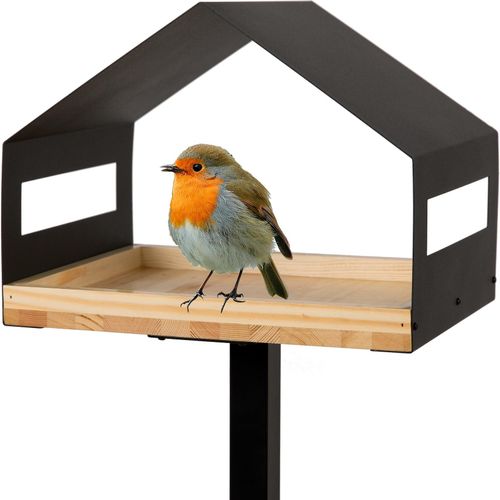 4065827410346 - WONDERMAKE® Design Vogelhaus mit Ständer aus Metall und Holz wetterfest modernes Vogelfutterhaus groß Metalldach stehend Vogelhäuschen Futterhaus für Vögel zum Stellen XL 4065827410346 - WONDERMAKE® Design Vogelhaus mit Ständer aus Metall und Holz wetterfest modernes Vogelfutterhaus groß Metalldach stehend Vogelhäuschen Futterhaus für Vögel zum Stellen XL