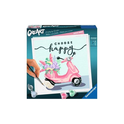 4005556201259 - Malen nach Zahlen RAVENSBURGER Choose happy Malvorlagen bunt Kinder Basteln Malen Kosmetik Schmuck Made in Europe  FSC - schützt Wald weltweit