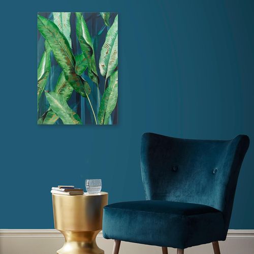 5011583537222 - Leinwandbild ART FOR THE HOME Blatter bunt (farbe bild(er) mehrfarbig) B50cm H50cm T35cm Ø35cm Leinwand Bilder Handgemalt Wandbild Gold Metallic 50x70cm