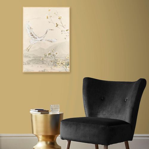 5011583537192 - Leinwandbild ART FOR THE HOME Kran bunt (farbe bild(er) mehrfarbig) B50cm H70cm T35cm Ø35cm Leinwand Bilder Handgemalt Wandbild Gold Metallic 50x70cm