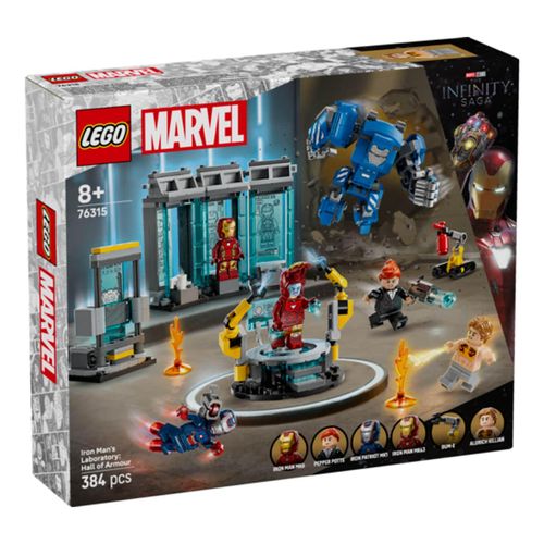5702017817880 - 76315 Marvel Super Heroes Iron Mans Labor Halle der Rüstungen Konstruktionsspielzeug