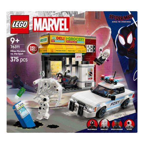 5702017817842 - 76311 Marvel Super Heroes Spider-Verse Miles Morales vs Spot Konstruktionsspielzeug