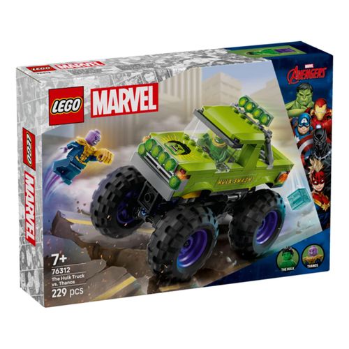 5702017817859 - 76312 Marvel Super Heroes Marvel Hulk-Truck vs Thanos Konstruktionsspielzeug