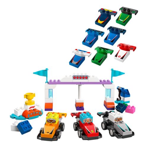 5702017815565 - 10445 DUPLO F1 Team Rennautos mit Rennfahrern Konstruktionsspielzeug