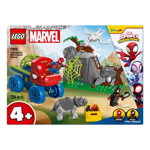 5702017814803 - 11199 Marvel Spidey und seine Super-Freunde Spideys Team auf Rettungsmission im Dino-Truck Konstruktionsspielzeug