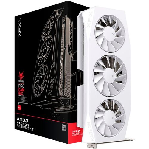 0840191503443 - Radeon RX 9060 XT Mercury OC White - 16GB GDDR6 RAM - Grafikkarte