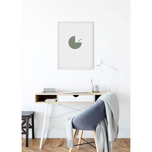 4055065154508 - Bild KOMAR Baby Hello World bunt (farbe bild(er) bunt) B40cm H50cm Papier Holz Bilder Wandbild zur Dekoration - ohne Rahmen