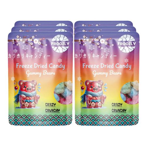 4262464680280 - Froozly Freeze Dried Candy Gummy Bears 42 g 6er Pack 4262464680280 - Froozly Freeze Dried Candy Gummy Bears 42 g 6er Pack