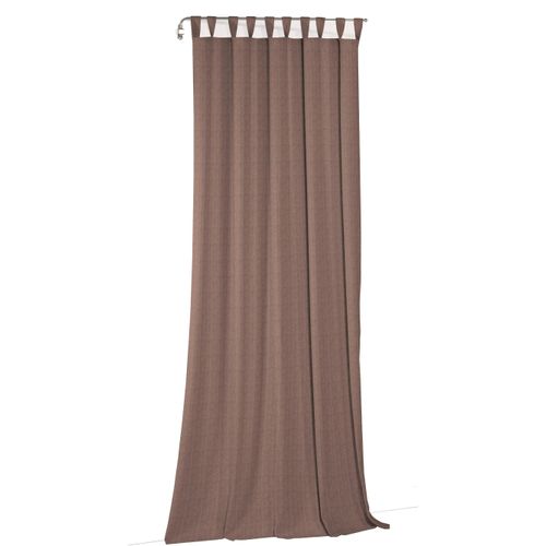 4004567442996 - Vorhang WIRTH Torbole orange (terra) Gardinen 205cm Schlaufen 132cm Baumwolle Polyester nach Maß B132cm H205cm