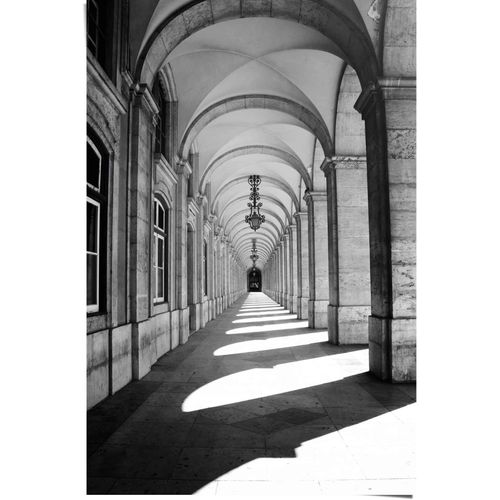 8714597587500 - Poster REINDERS Säulenportal Gebäude - Fotografie - Kunst schwarz (farbe bild(er) schwarz weiß) B61cm H915cm Papier Bilder