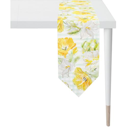 4003440260061 - Tischband APELT 6405 SPRINGTIME Frühjahrsdeko Frühling gelb (weiß gelb natur) B25cm L175cm Baumwolle Polyester Tischdecken Digitaldruck 4003440260061 - Tischband APELT 6405 SPRINGTIME Frühjahrsdeko Frühling gelb (weiß gelb natur) B25cm L175cm Baumwolle Polyester Tischdecken Digitaldruck