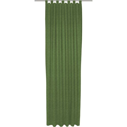4004567379469 - Vorhang WIRTH Trondheim B grün (dunkelgrün) Gardinen 395cm Schlaufen 132cm Polyacryl nach Maß B132cm H395cm