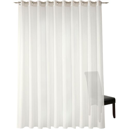 4006470489426 - Vorhang NEUTEX FOR YOU Kiss weiß (wollweiß) B300cm H145cm Jacquard Polyester Gardinen Uni in natürlicher Optik nach Maß