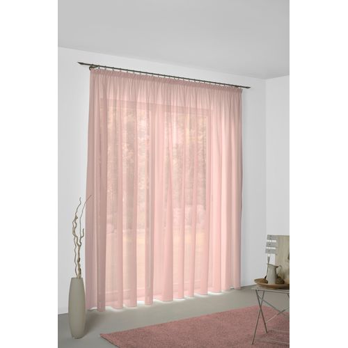 4004567433680 - Vorhang WIRTH Sunday rosa Gardinen 345cm Kräuselband 142cm Baumwolle Polyester nach Maß B142cm H345cm 4004567433680 - Vorhang WIRTH Sunday rosa Gardinen 345cm Kräuselband 142cm Baumwolle Polyester nach Maß B142cm H345cm