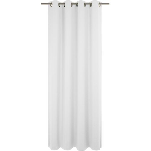 4004567423353 - Vorhang WIRTH Sunday weiß Gardinen 275cm Ösen 142cm Baumwolle Polyester nach Maß B142cm H275cm 4004567423353 - Vorhang WIRTH Sunday weiß Gardinen 275cm Ösen 142cm Baumwolle Polyester nach Maß B142cm H275cm
