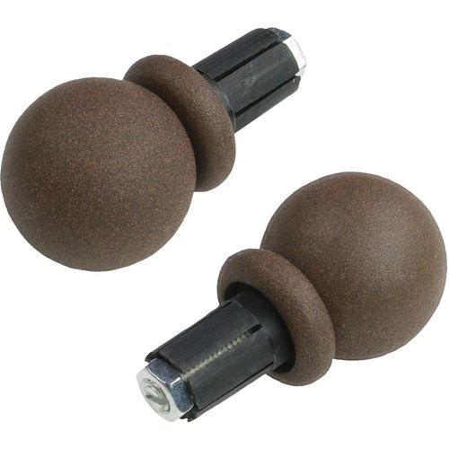 4016318009136 - Gardinenstangen-Endstück Endstück Endknopf Kugel Esperanca für 16 mm Stangen Gardinenstangenendstücke Gr 2 St braun (rostbraun) Gardinenstangen-Endstück Gardinenstangen-Endstücke Gardinenstangenendstücke Endstück Endknopf