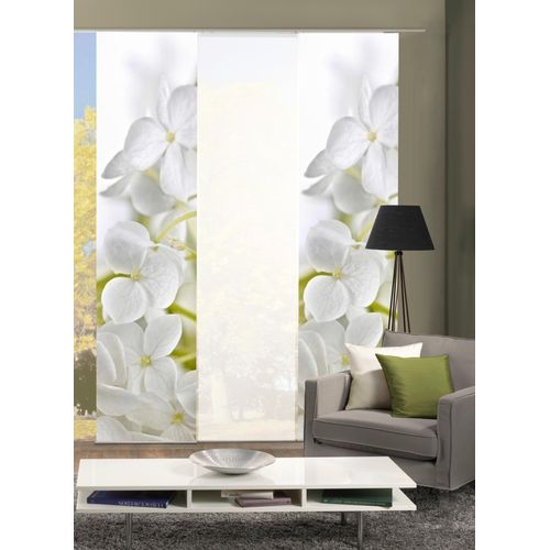 4056751137263 - Schiebegardine HOME WOHNIDEEN PADUA weiß B60cm H245cm Polyester Gardinen HxB 245x60 inkl Befestigungszubehör