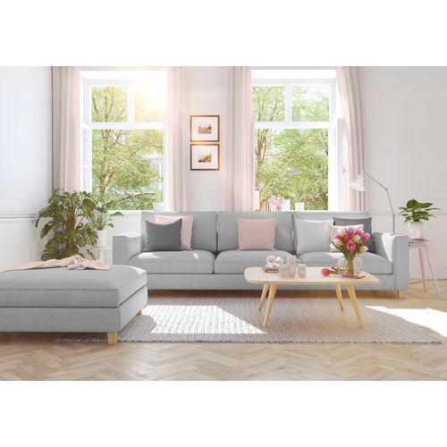 4004567433826 - Vorhang WIRTH Sunday rosa Gardinen 215cm Multifunktionsband 142cm Baumwolle Polyester nach Maß B142cm H215cm