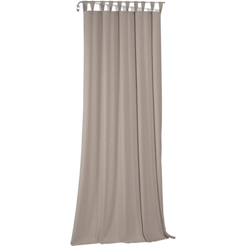 4004567431280 - Vorhang WIRTH Sunday braun Gardinen 375cm Schlaufen 142cm Baumwolle Polyester nach Maß B142cm H375cm 4004567431280 - Vorhang WIRTH Sunday braun Gardinen 375cm Schlaufen 142cm Baumwolle Polyester nach Maß B142cm H375cm